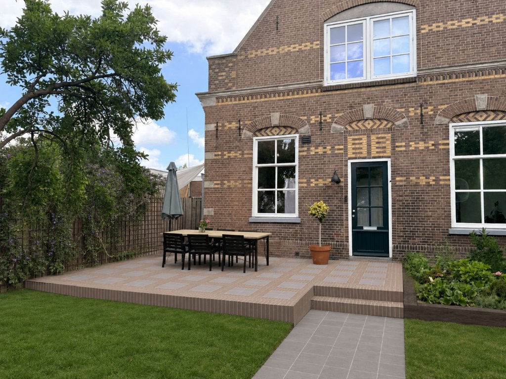 Stratenmaker gezocht – Terras aanleggen Zwolle Zuid, Ophalen, Beton, 10 m² of meer, Terrastegels