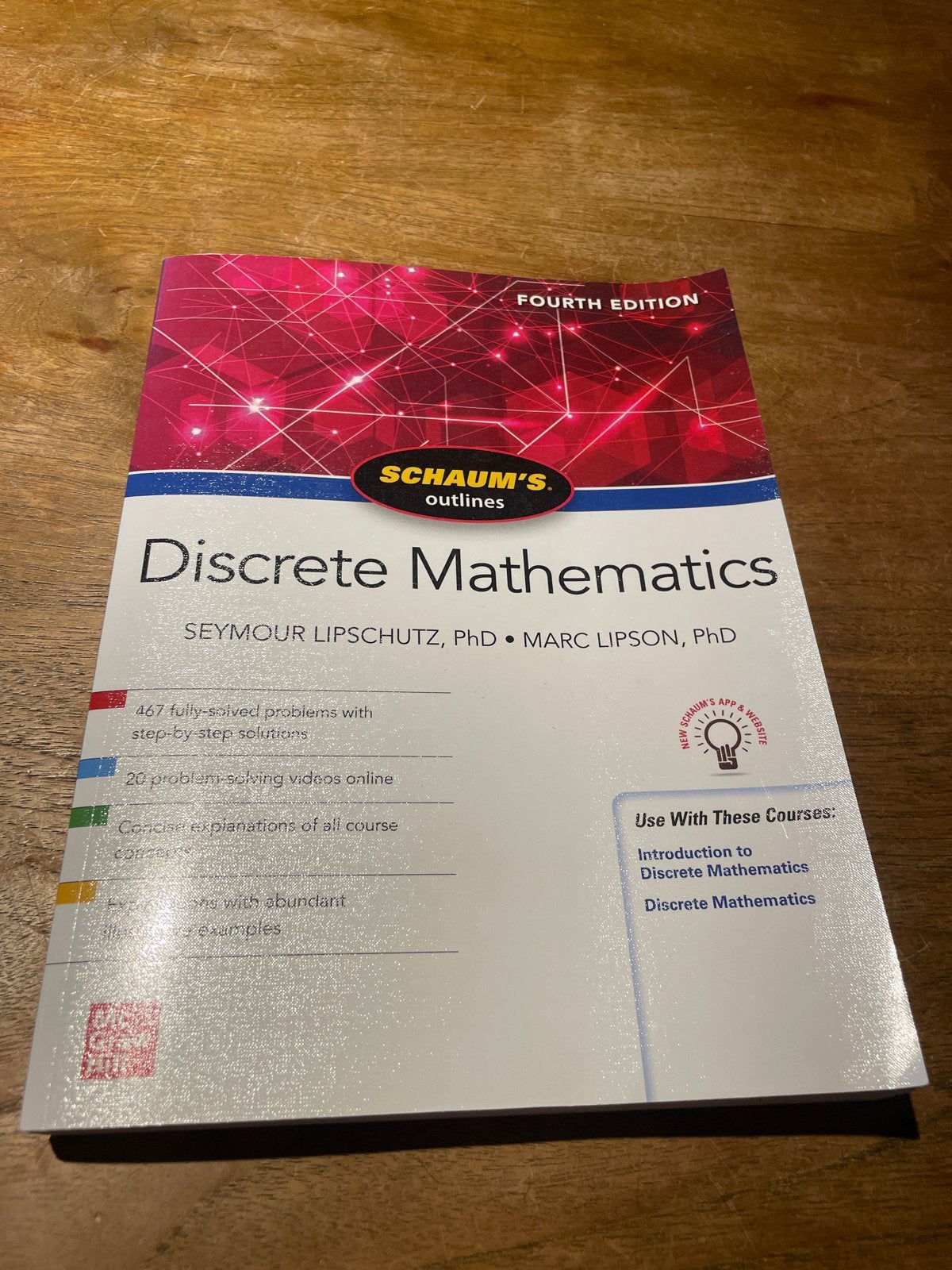 Discrete Mathematics - Schaum's Outlines (Fourth Edition), Boeken, Ophalen, Beta, Zo goed als nieuw, WO