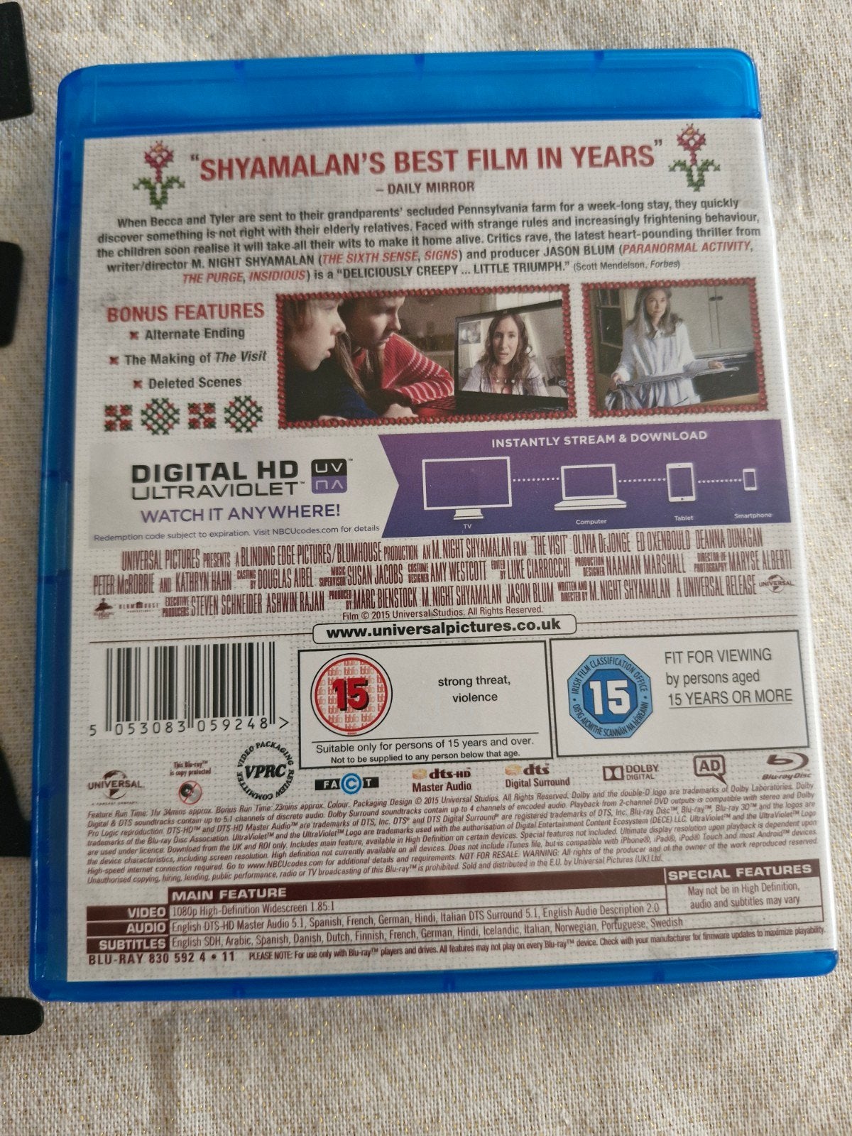 The Visit, Inclusief extra's, Film, Ophalen of Verzenden, Zo goed als nieuw