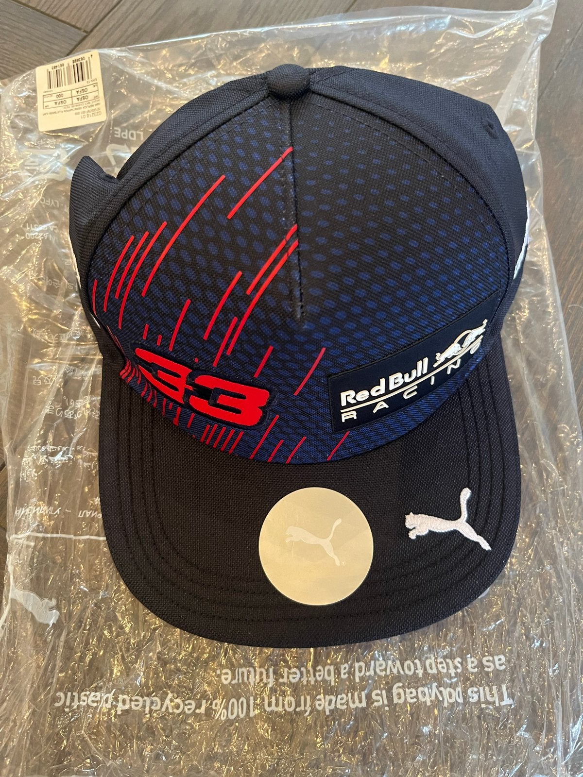 Nieuwe Red Bull Racing Max Verstappen Flat Brim Cap, Ophalen, Nieuw, One size fits all, Pet