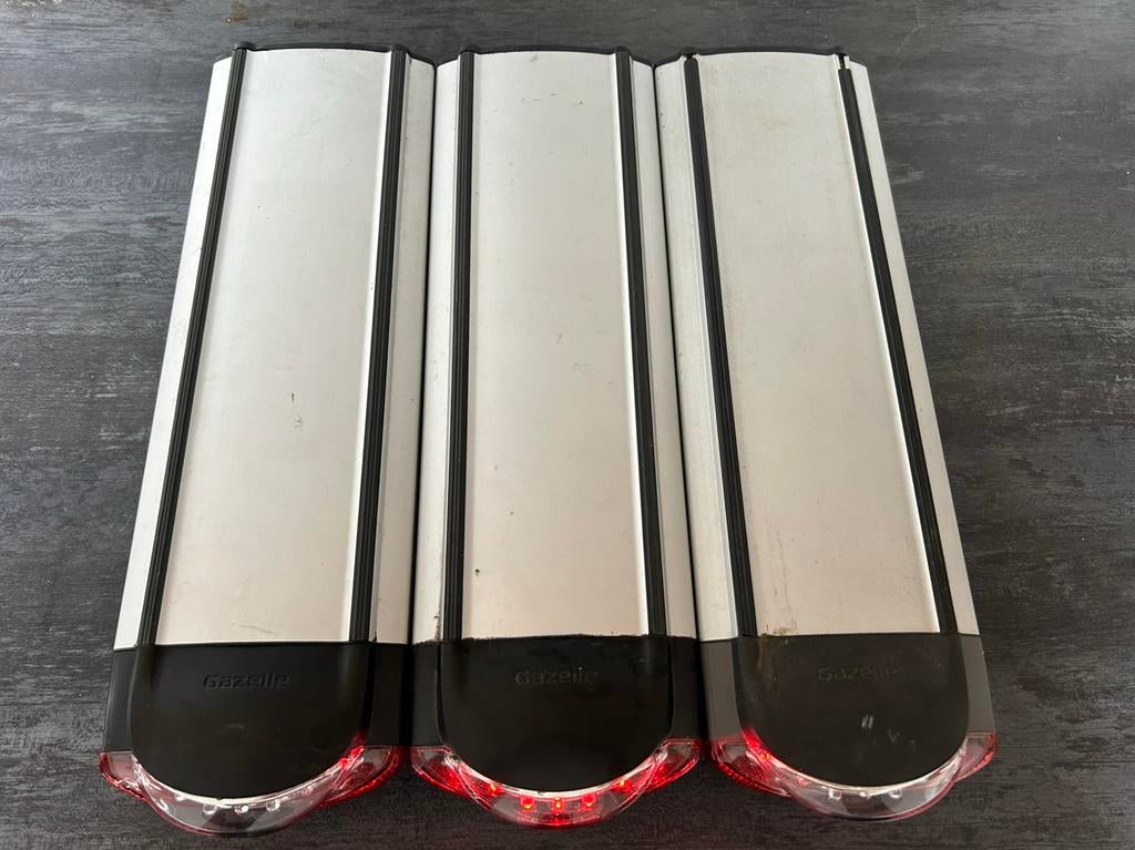 Gazelle Innergy fietsaccu's defect (3 stuks), Fietsen en Brommers, Fietsaccessoires | Fietsaccu's, Ophalen of Verzenden, Gebruikt