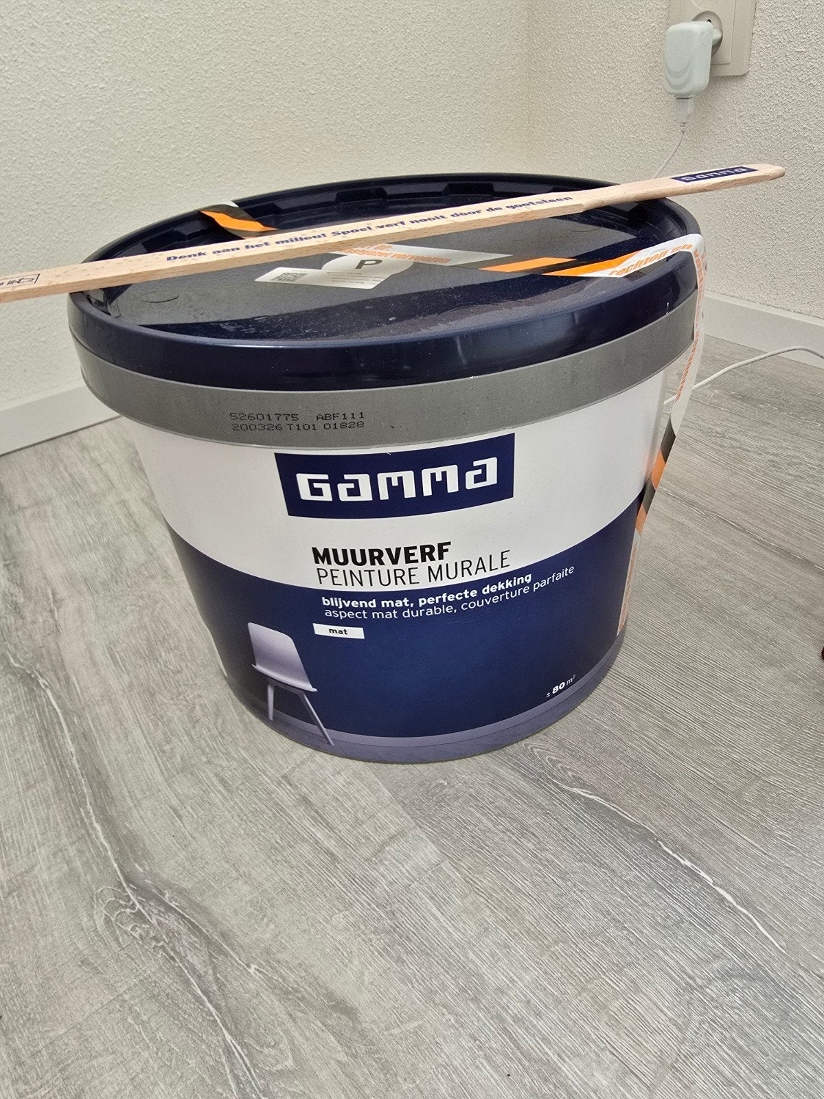 Nieuwe pot Gamma muurverf Old Rose, Ophalen, Nieuw
