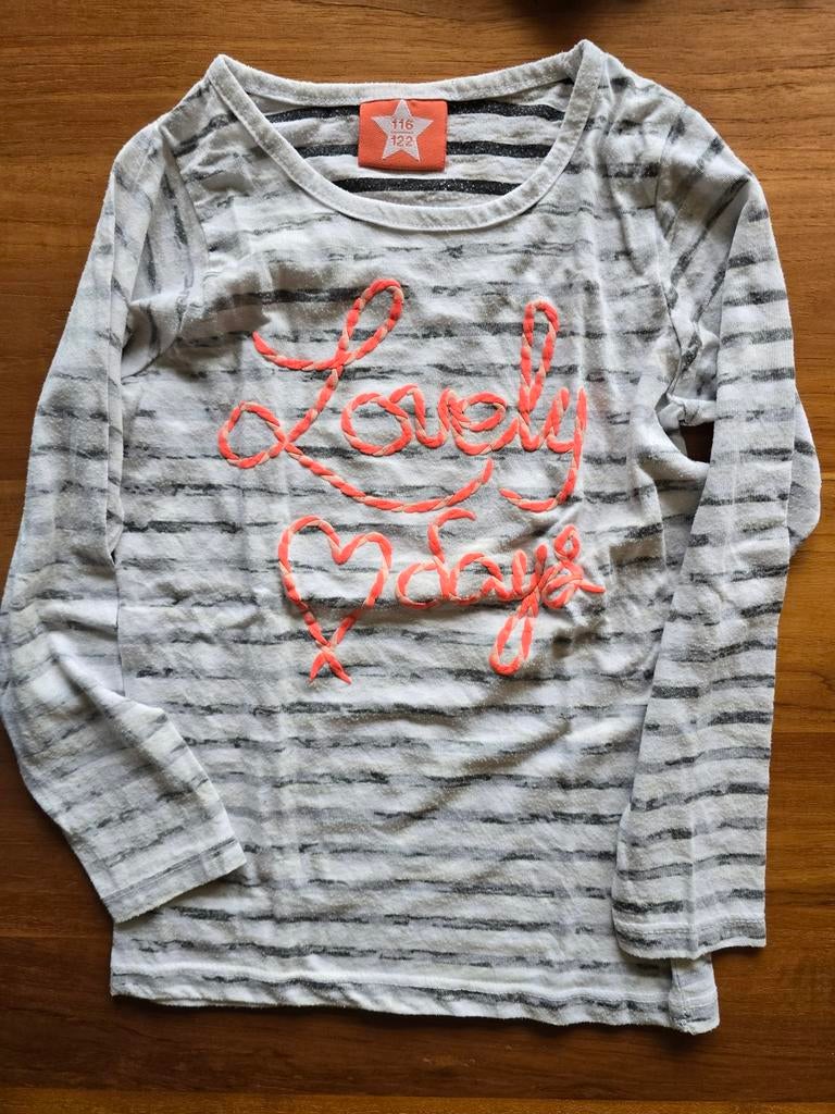 7 stuks Diverse meisjes T-shirts in verschillende maten, Gebruikt, Meisje, Shirt of Longsleeve, Diverse merken