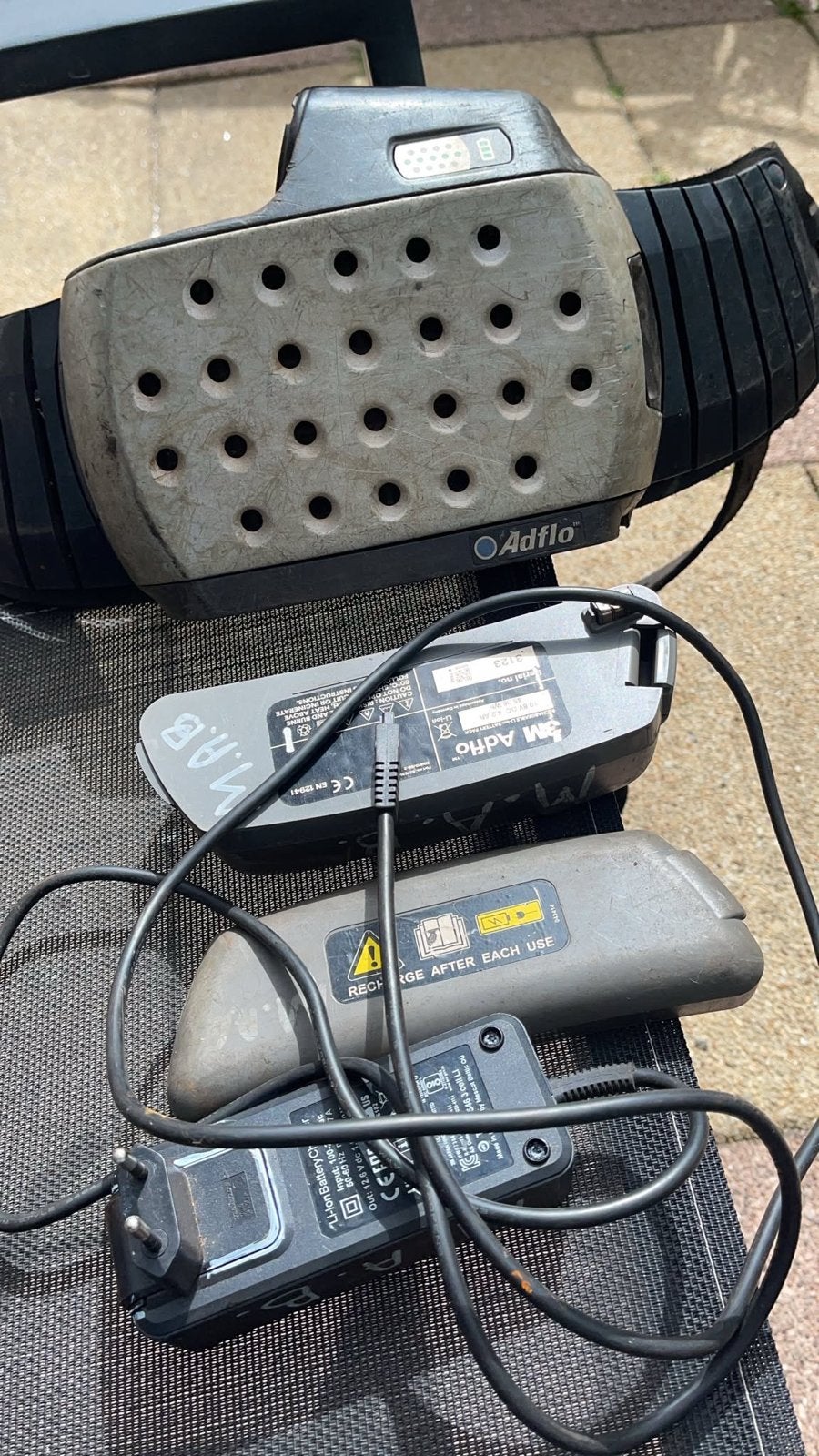 3M Adflo PAPR Systeem met Batterijen en Oplader, Ophalen of Verzenden, Gebruikt, Overige typen