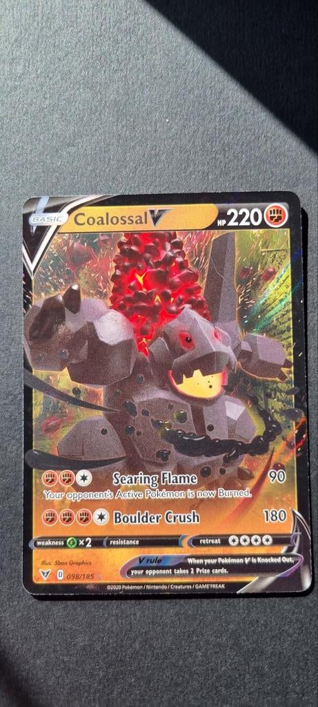Coalossal V Vivid Voltage 098/185 (VIV 098), Ophalen of Verzenden, Zo goed als nieuw, Losse kaart, Foil