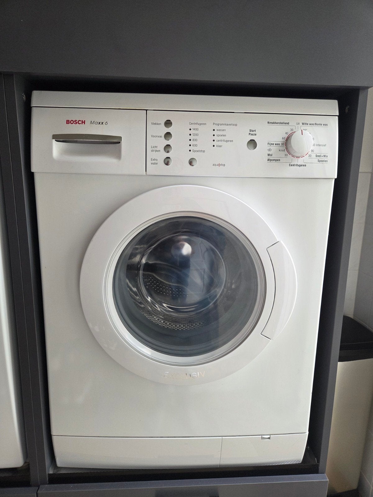 Bosch wasmachine Maxx 6, Witgoed en Apparatuur, Wasmachines, Ophalen, Gebruikt, 1200 tot 1600 toeren, 85 tot 90 cm