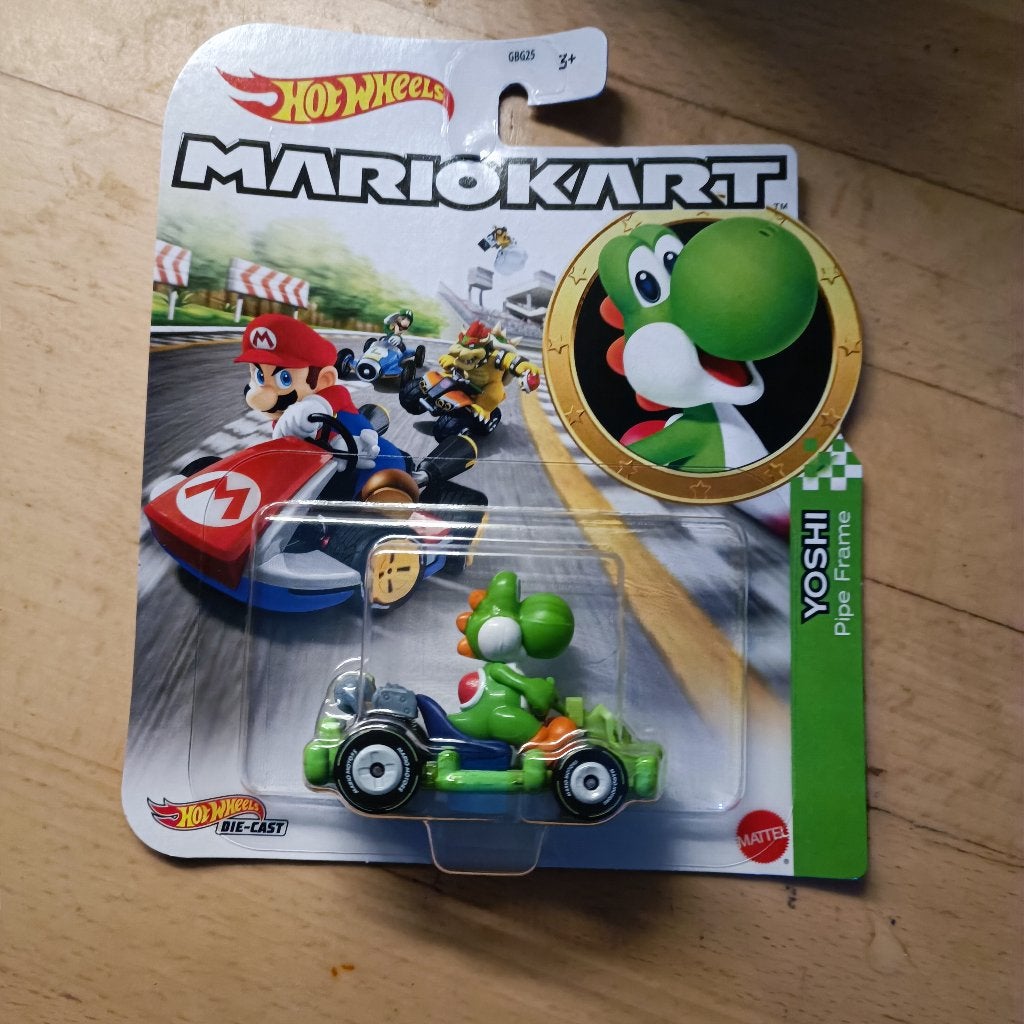 hot wheels mario kart yoshi pipe frame, Ophalen of Verzenden, Nieuw, Auto