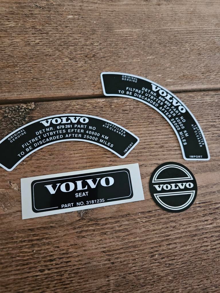 Volvo Auto stickers, Verzamelen, Ophalen of Verzenden, Zo goed als nieuw, Auto's