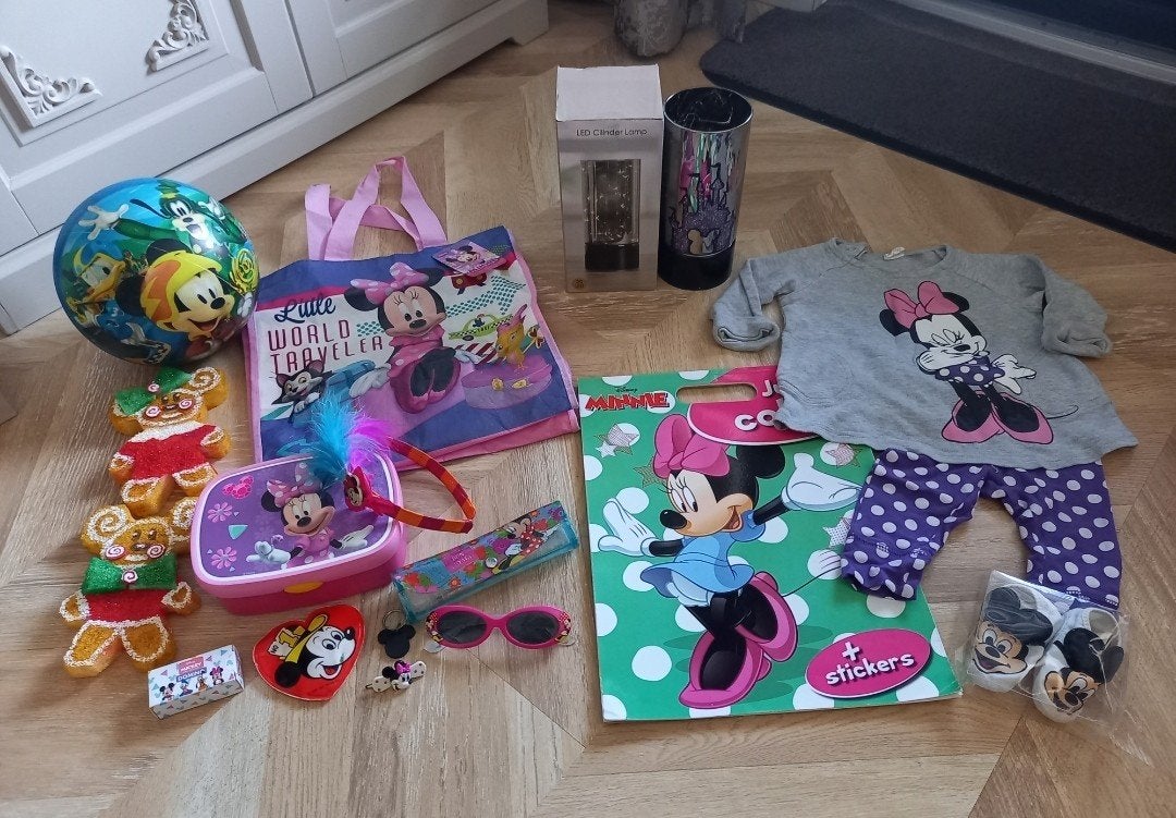 Minnie Mickey Mouse Tas Lamp Bal Memory Set, Ophalen of Verzenden, Nieuw, Jongen of Meisje