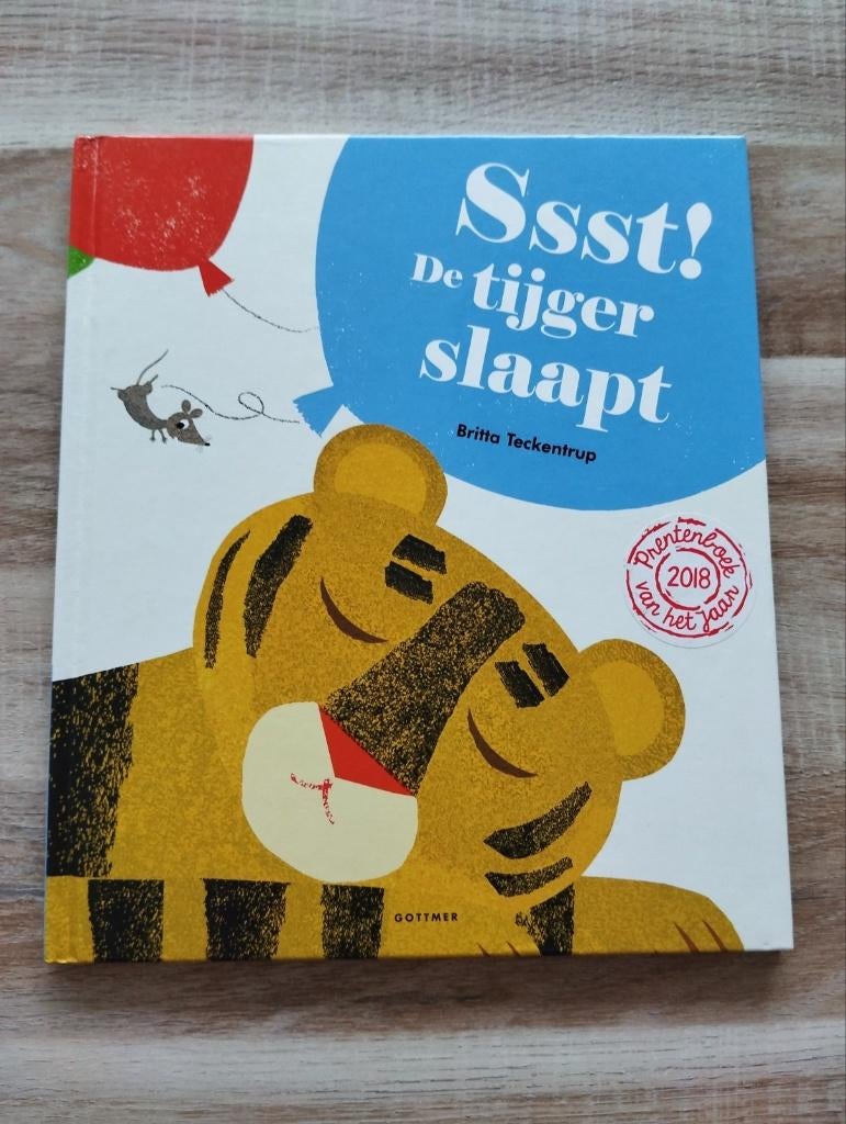 Ssst! De tijger slaapt - Britta Teckentrup, Ophalen of Verzenden, Zo goed als nieuw, Britta  Teckentrup