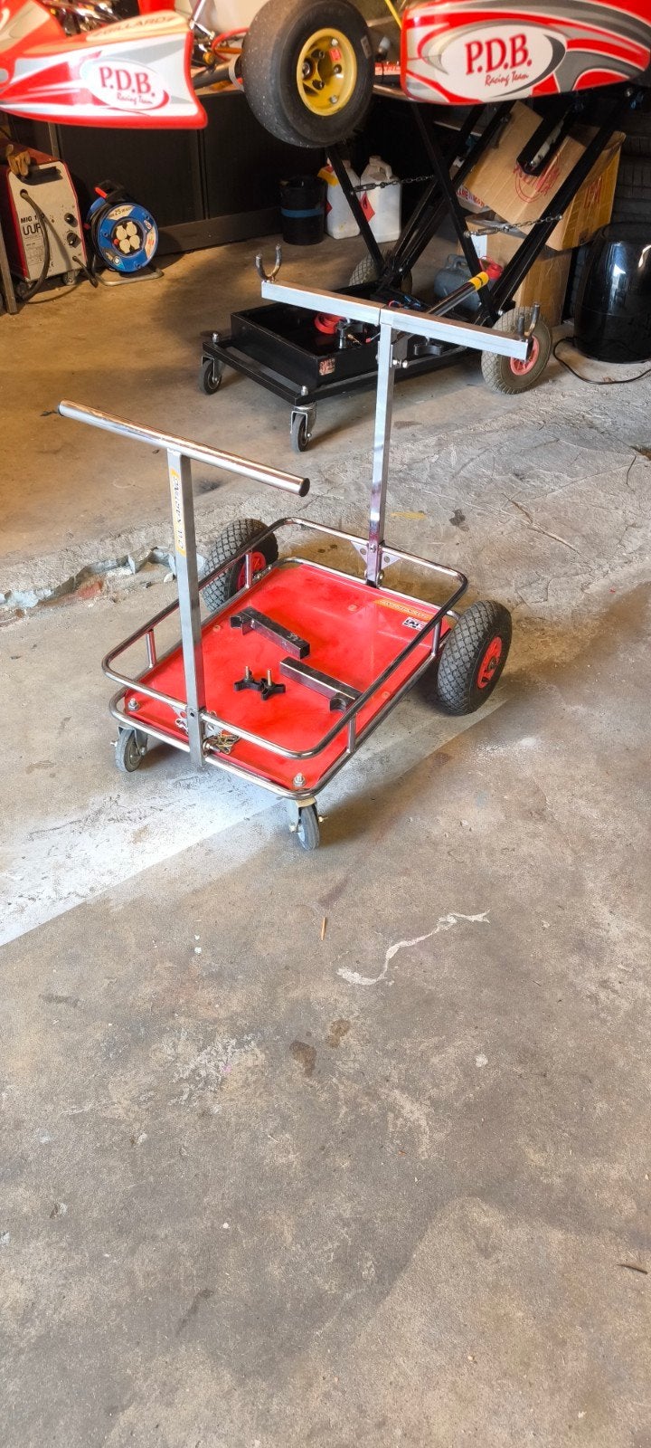 Kart Trolley , pitkar , bok, Ophalen, Gebruikt, Kart