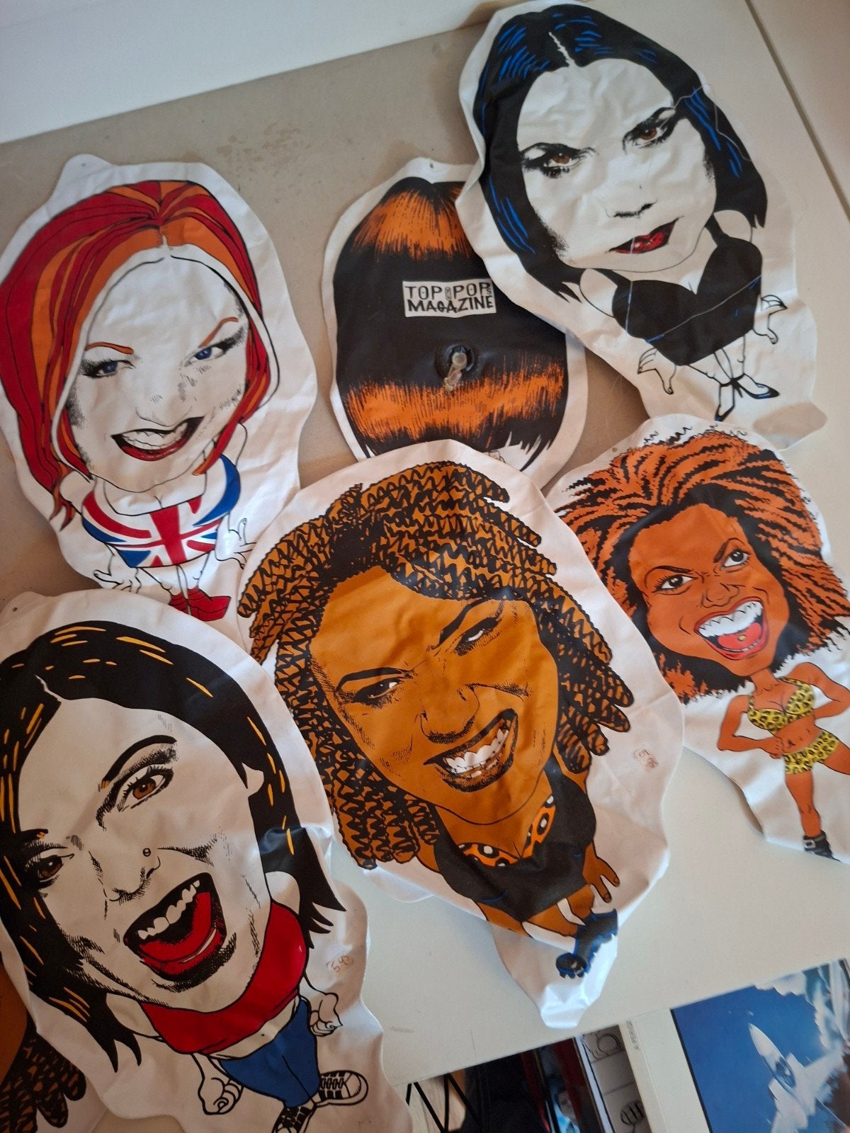 opblaas Spice Girls dolls toys speelgoed verzamel, Verzamelen, Verzenden