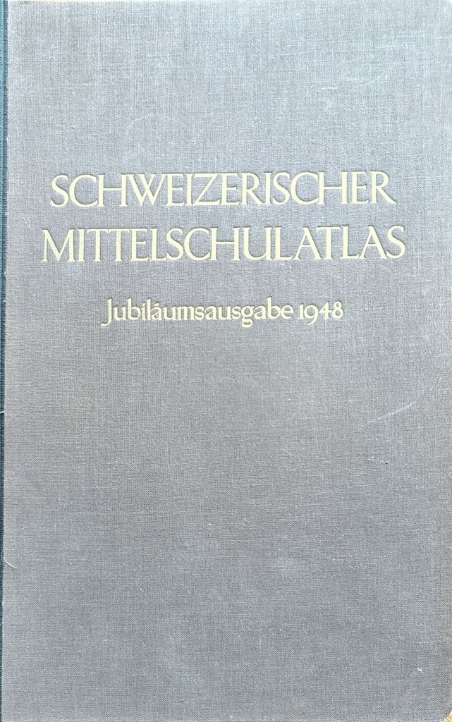 Schweizerischer Mittelschulatlas Jumbublieum uitgave 1948. Z, Ophalen of Verzenden