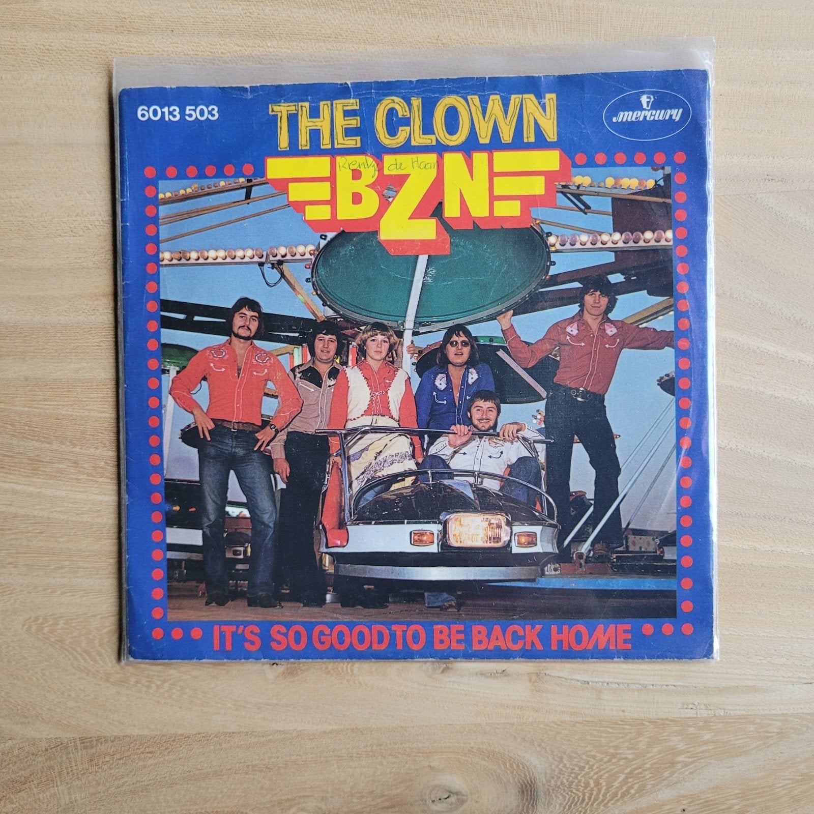 BZN - The Clown / It's So Good To Be Back Home (Single), Gebruikt, Pop, 7 inch, Ophalen of Verzenden