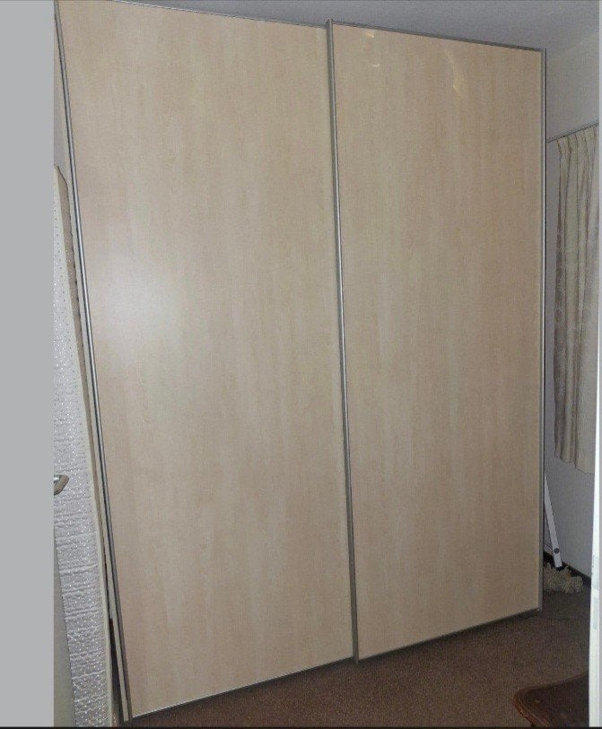 Grote kledingkast met schuifdeuren, Ophalen, Gebruikt, 200 cm of meer, 150 tot 200 cm
