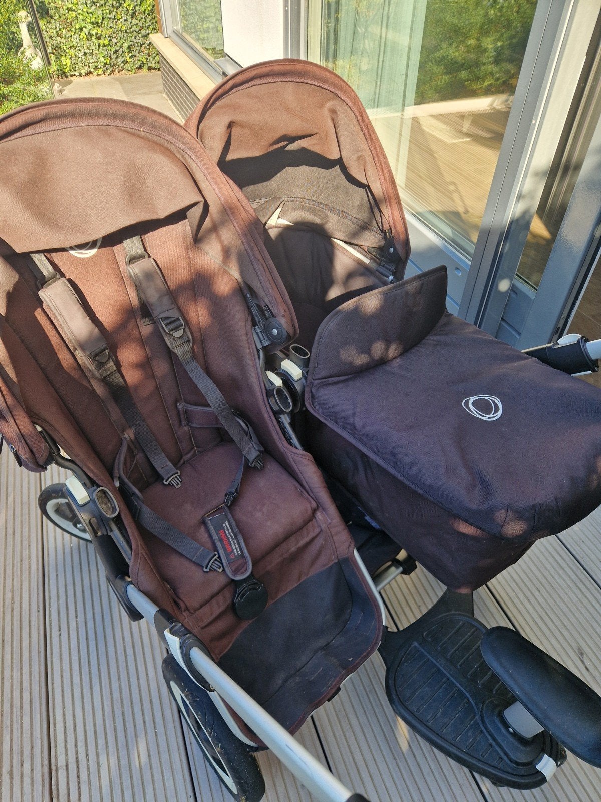 bugaboo donkey duo wagen incl meerijdplankje, Ophalen, Gebruikt, Bugaboo