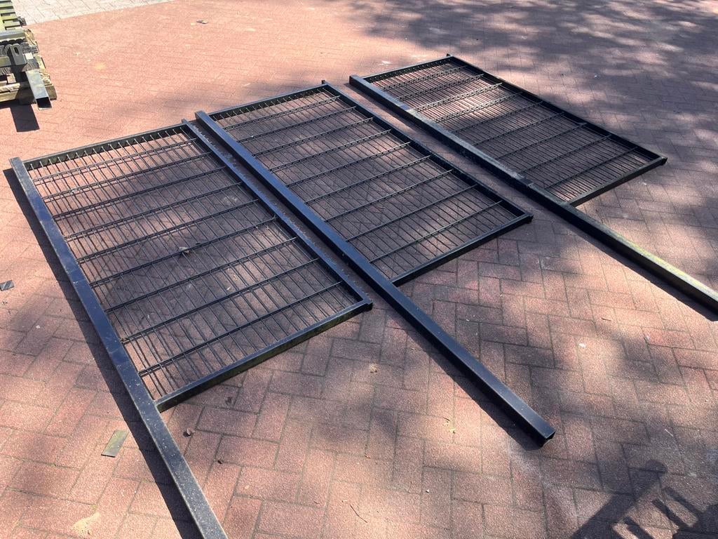 3 Nieuwe zwarte dubbelstaafmat slootwaaiers - per stuk € 420, Ophalen, Nieuw, Overige materialen
