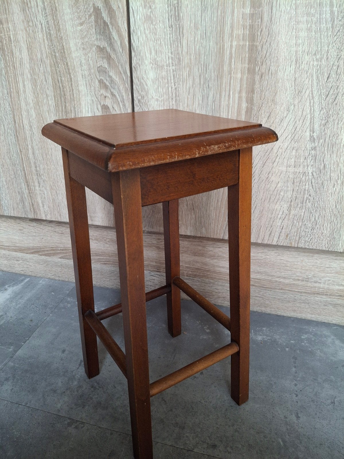 Houten plantentafeltje / krukje, Ophalen of Verzenden, Gebruikt