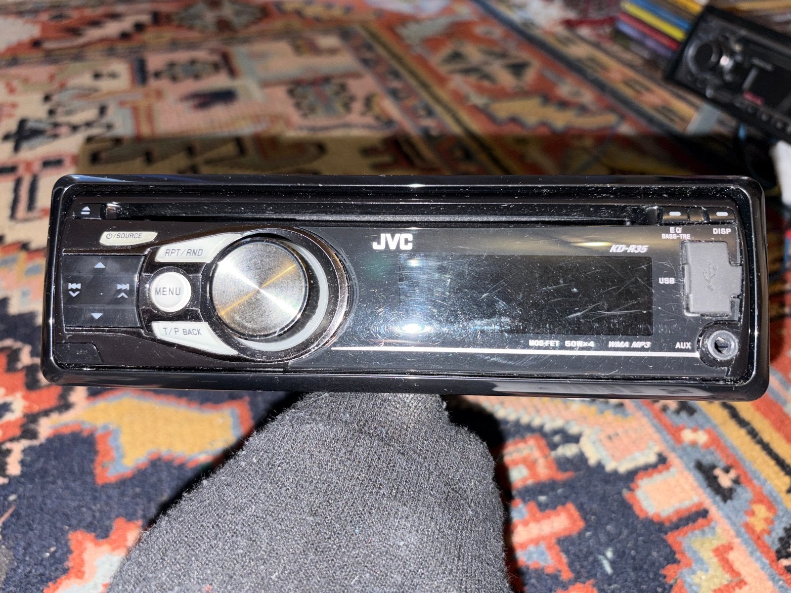 JVC KD-R35 Autoradio met USB en AUX ingang, Ophalen, Gebruikt