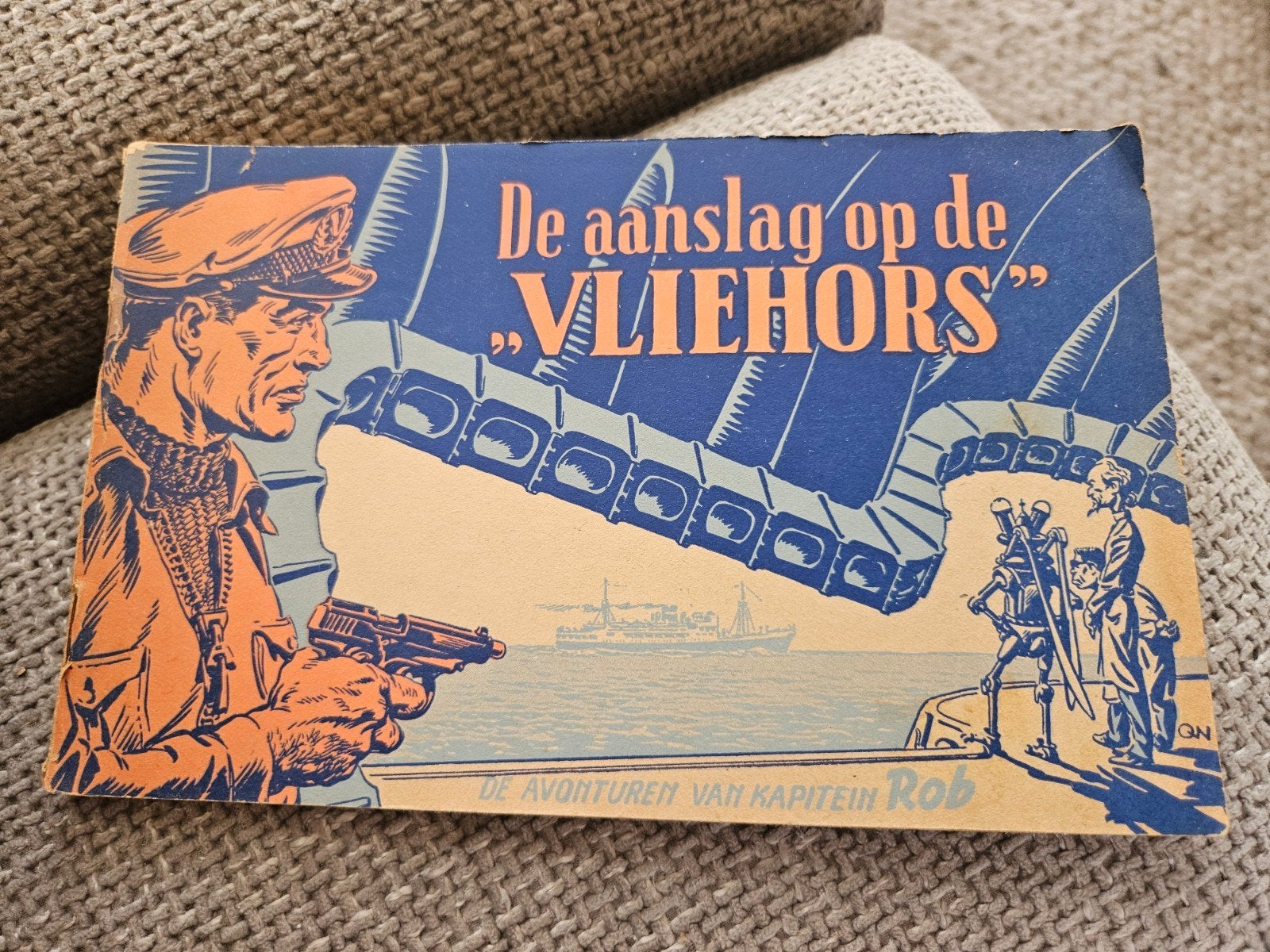 De avonturen van Kapitein Rob de aanslag op de vliehors 21, Ophalen of Verzenden, Gelezen, Pieter Kuhn