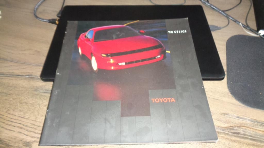 ZELDZAME USA Folder TOYTA CELICA  1990, Verzenden, Nieuw, Overige merken