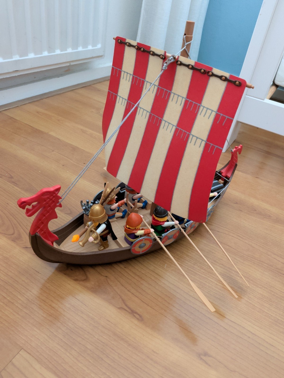Playmobil Viking Schip met Figuren en Accessoires, Gebruikt, Complete set, Boot/Schip, Historisch