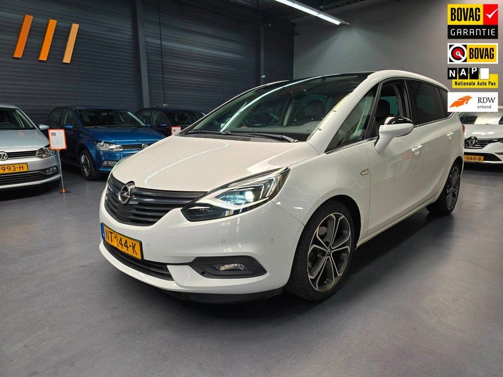 Opel Zafira 1.4 Turbo Business Executive LEDER PANO STOEL ST, Auto's, 15 km/l, Gebruikt, Euro 6, 4 cilinders