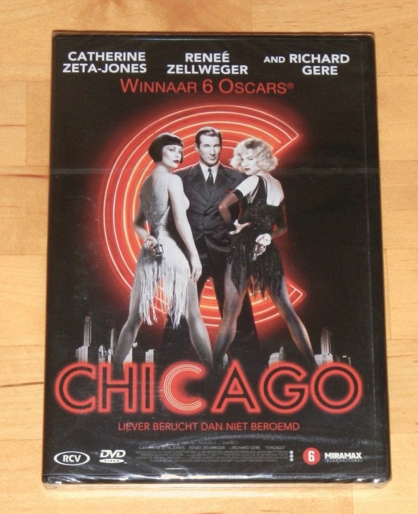 dvd - Chicago - musical - Zeta Jones , Richard Gere - NIEUW, Alle leeftijden, Ophalen of Verzenden, Nieuw in verpakking