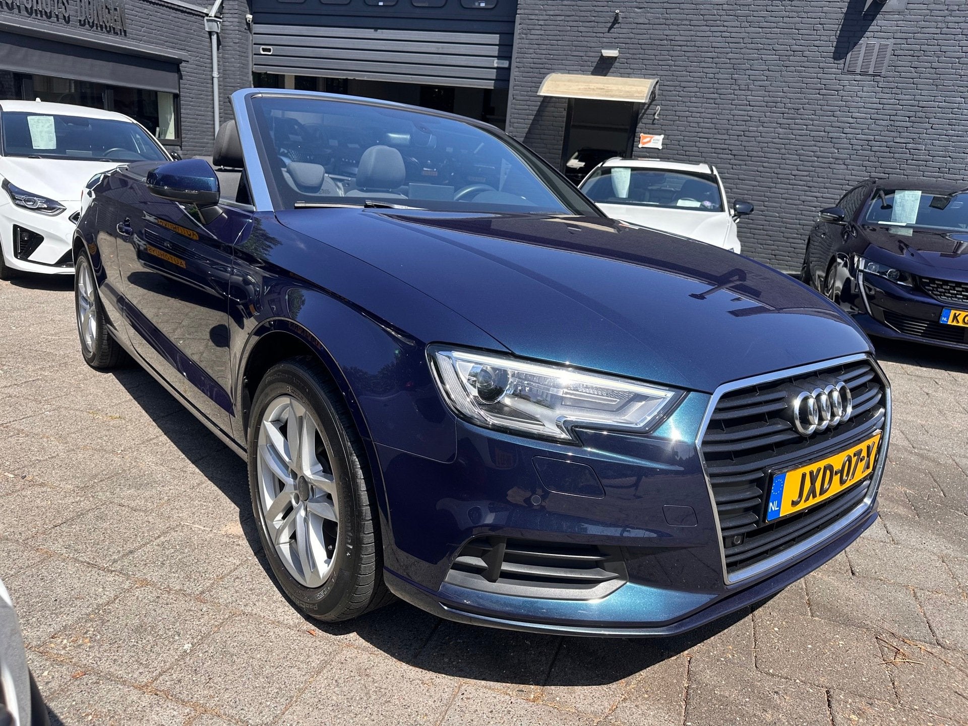 Audi A3 Cabriolet 1.4 TFSI|Navi|LED|Clima, Auto's, Audi, Voorwielaandrijving, Stof, Gebruikt, Zwart