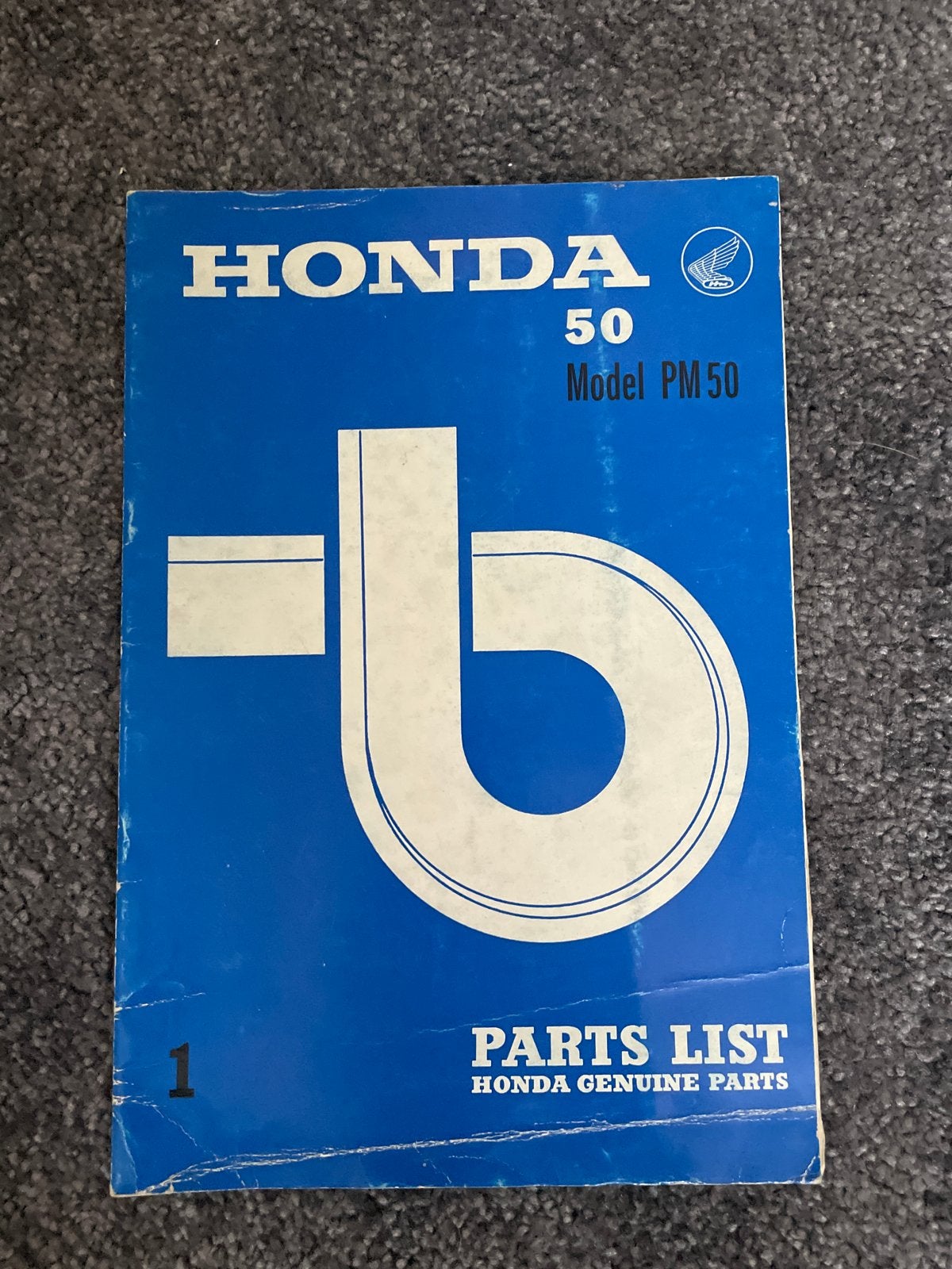 Honda 50 Model PM50 Onderdelenlijst - Origineel, Ophalen of Verzenden, Gebruikt, Overige typen