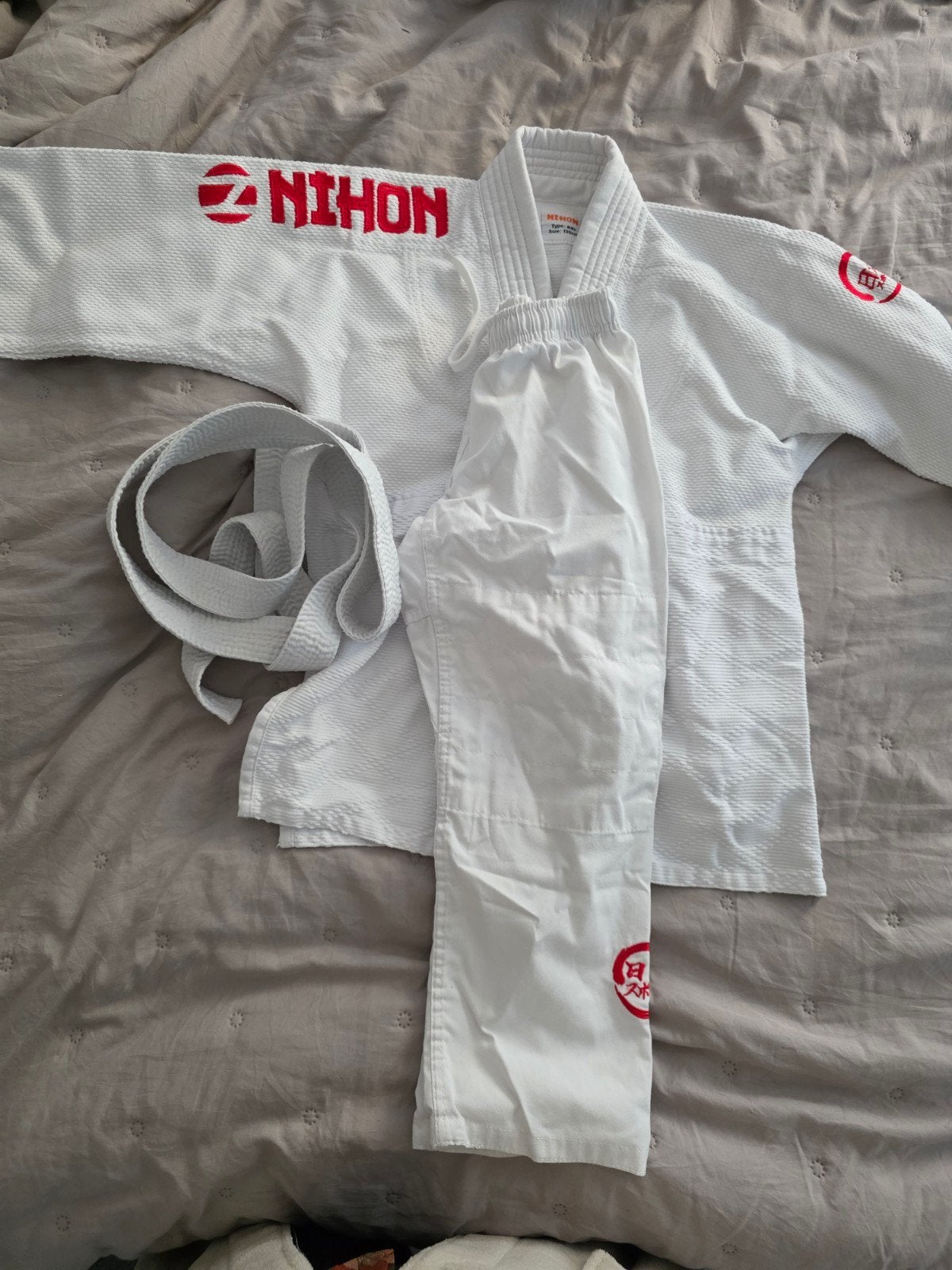 Zo goed als nieuw Nihon Judopak / Ju-Jitsu pak – Maat 128, Maat XS of kleiner, Ophalen of Verzenden, Zo goed als nieuw, Judo