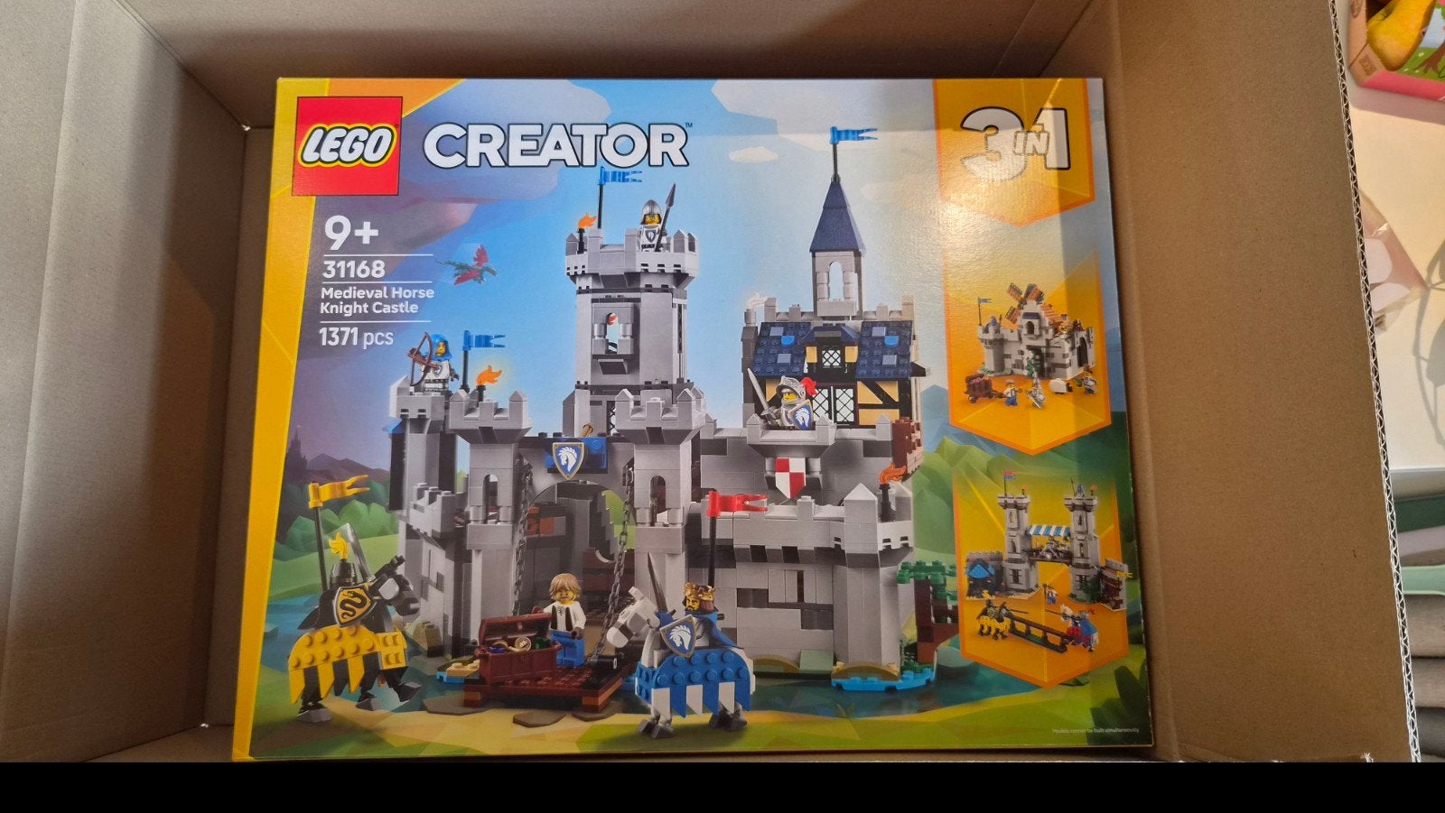 LEGO Creator 3in1 Middeleeuws Kasteel (31168), Lego, Nieuw, Ophalen of Verzenden, Compleet