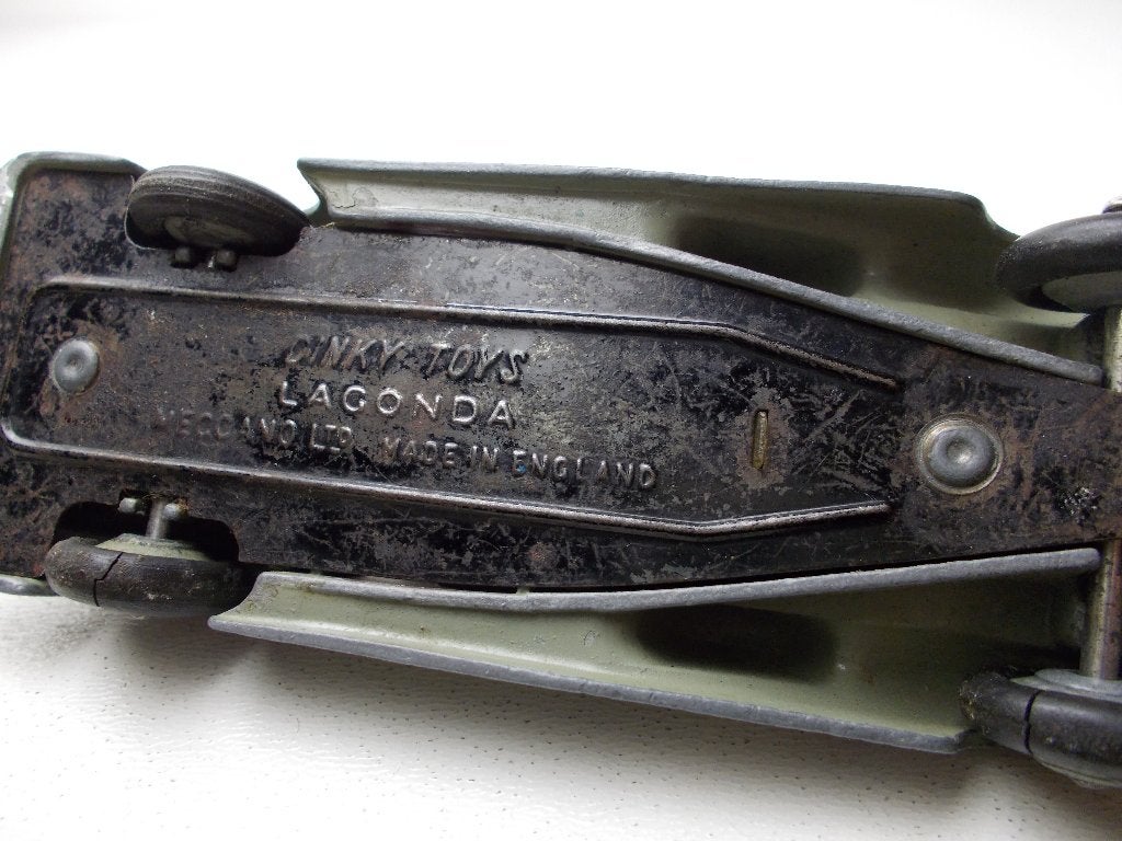 1950 Dinky Toys 38C LAGONDA, Ophalen of Verzenden, Gebruikt, Auto, Dinky Toys