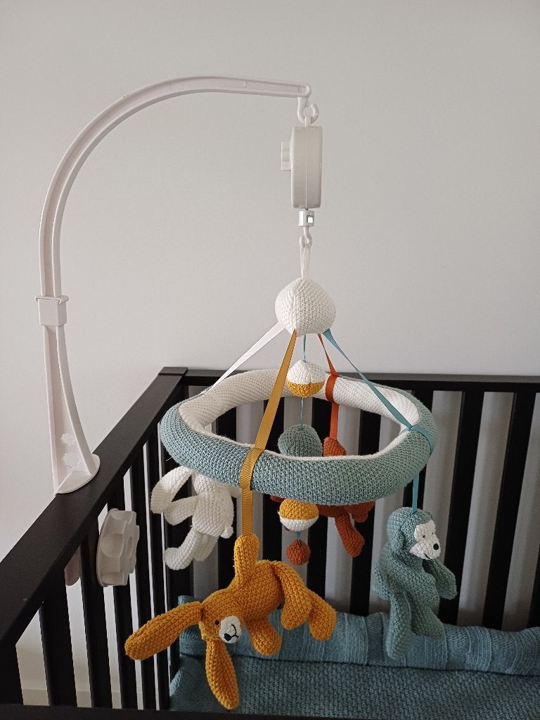 Prenatal muziekmobiel - Little knits, Ophalen, Zo goed als nieuw, Mobiel, Met geluid