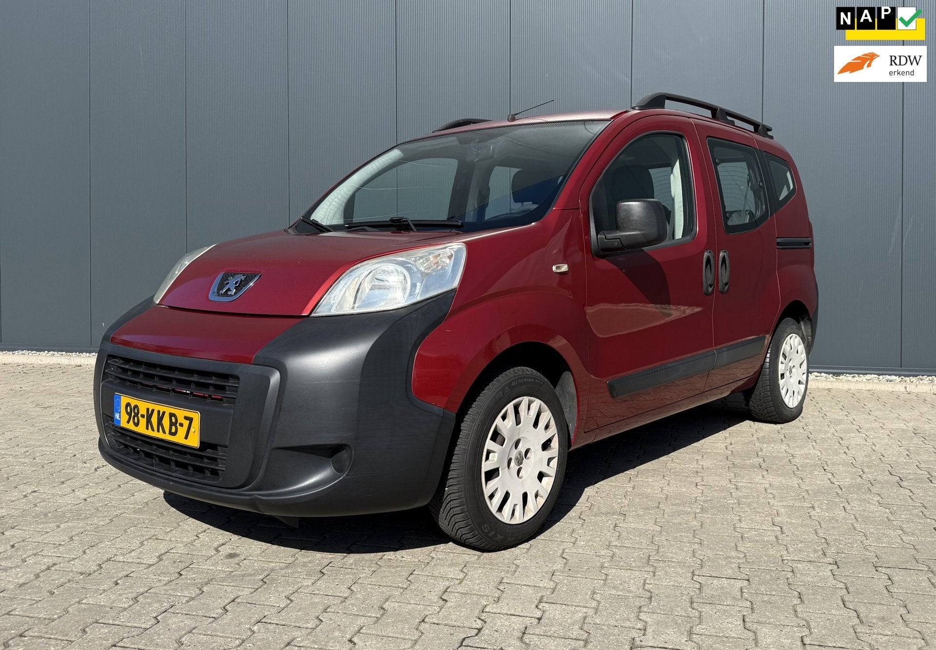Peugeot Bipper Tepee 1.4i Airco Trekhaak NAP APK, Voorwielaandrijving, Elektrische ramen, 400 kg, Origineel Nederlands