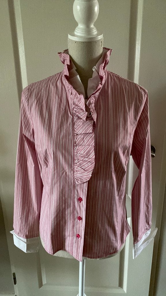 Blouse roze wit gestreept met Roezel Maat 38 Merk My Style, Kleding | Dames, Maat 38/40 (M), Ophalen of Verzenden, Zo goed als nieuw