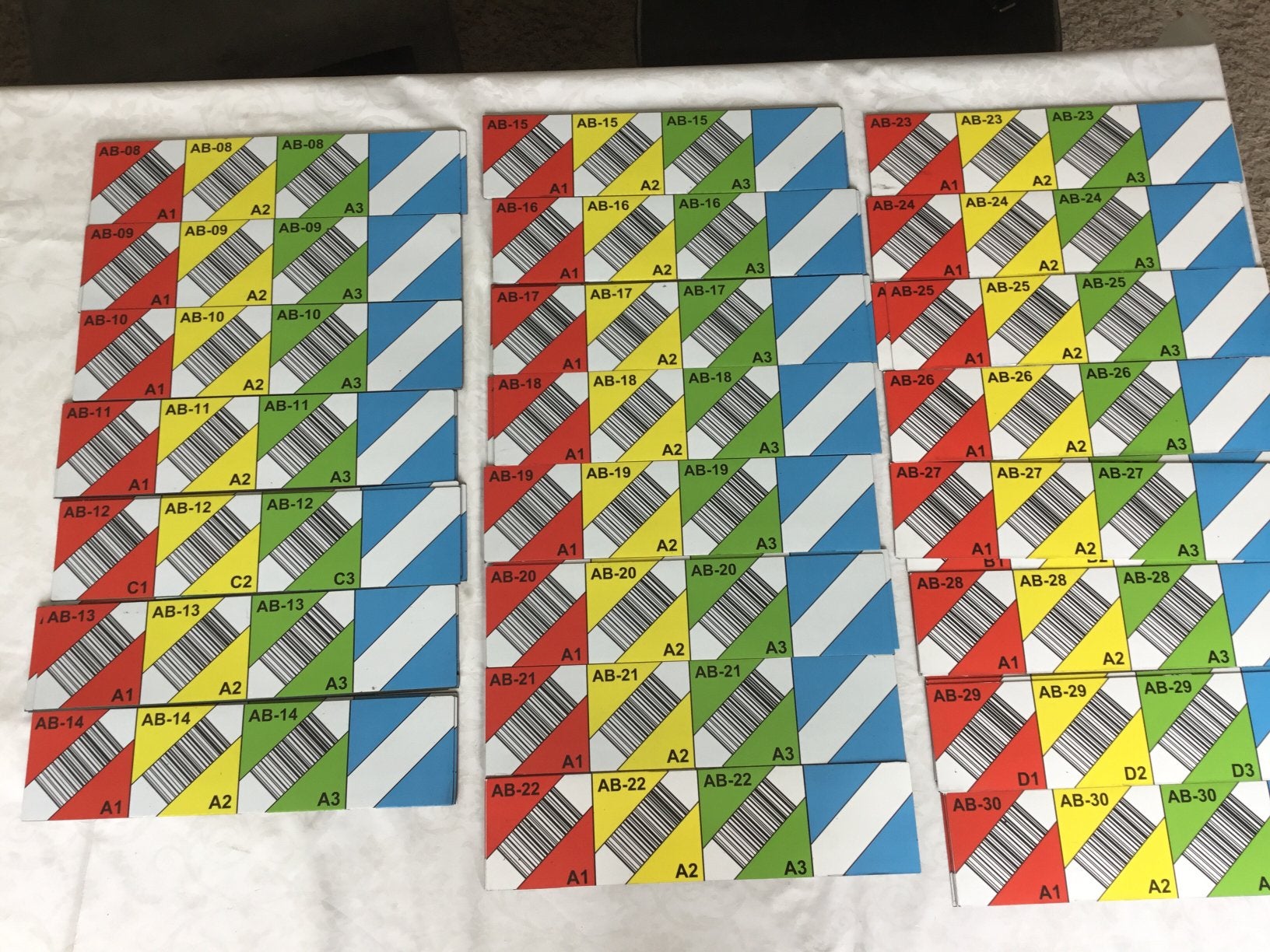 Magnetische strips voor stelling kasten, Ophalen, Gebruikt