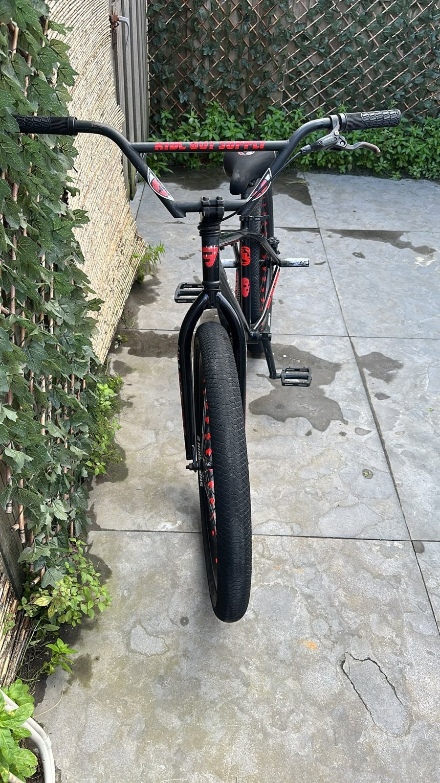 BMX Fiets Zwart met Rode Accenten - Goede Staat, Ophalen, Gebruikt, Staal, 20 tot 24 inch