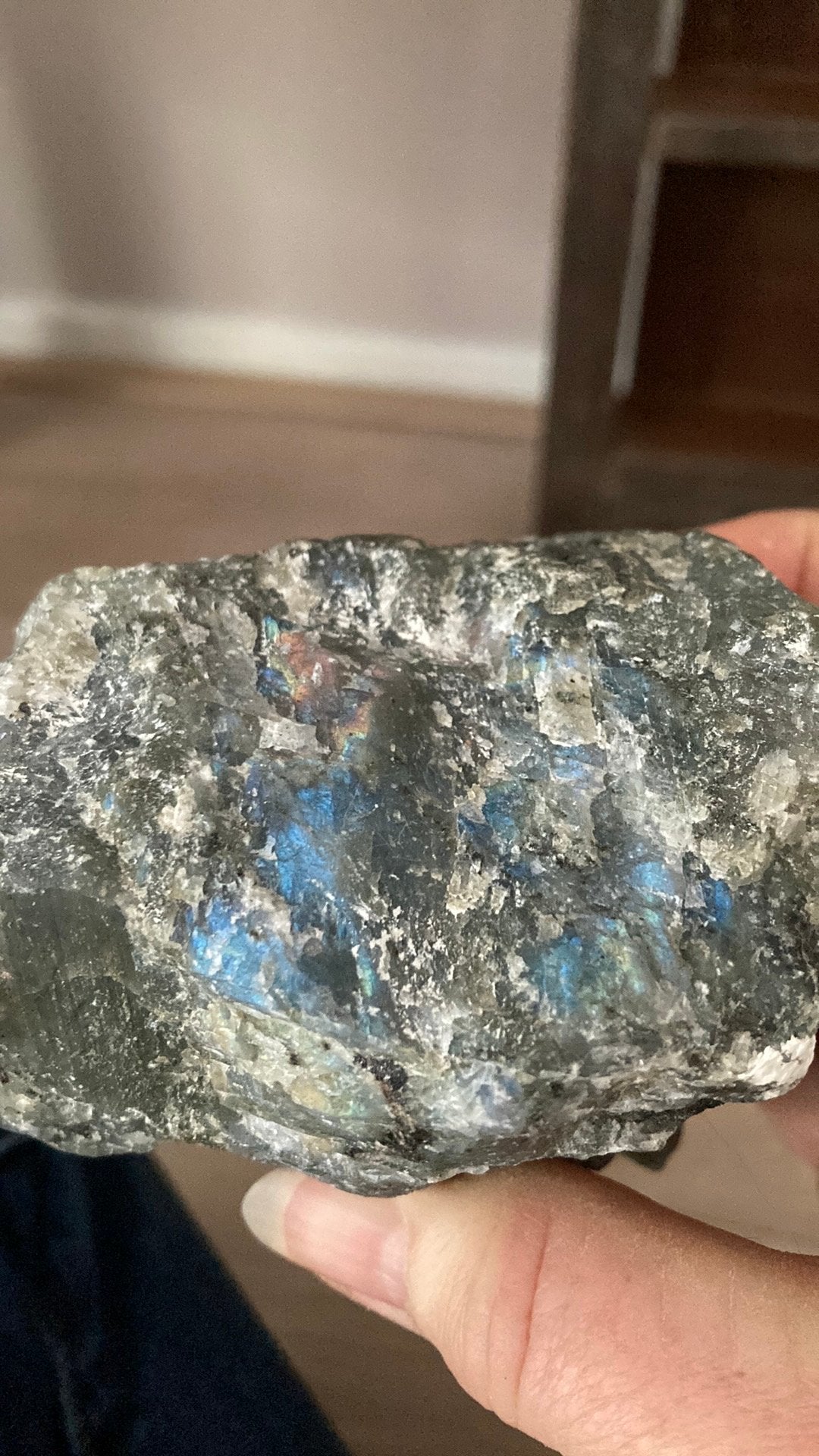 Brok Labradoriet, Verzamelen, Mineralen en Fossielen, Ophalen of Verzenden