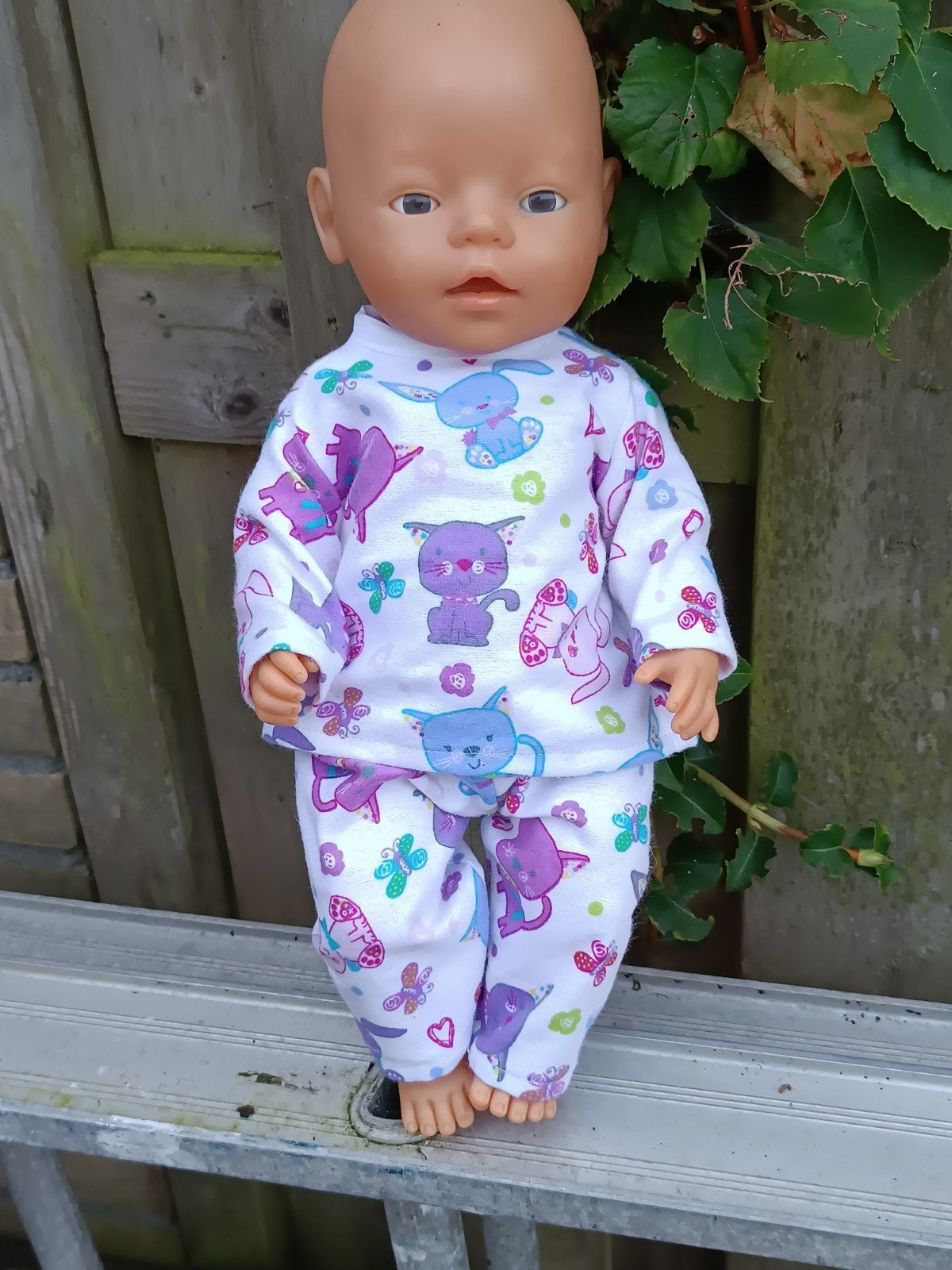 Flanellen pyjama voor babyborn, Ophalen of Verzenden, Nieuw, Babypop