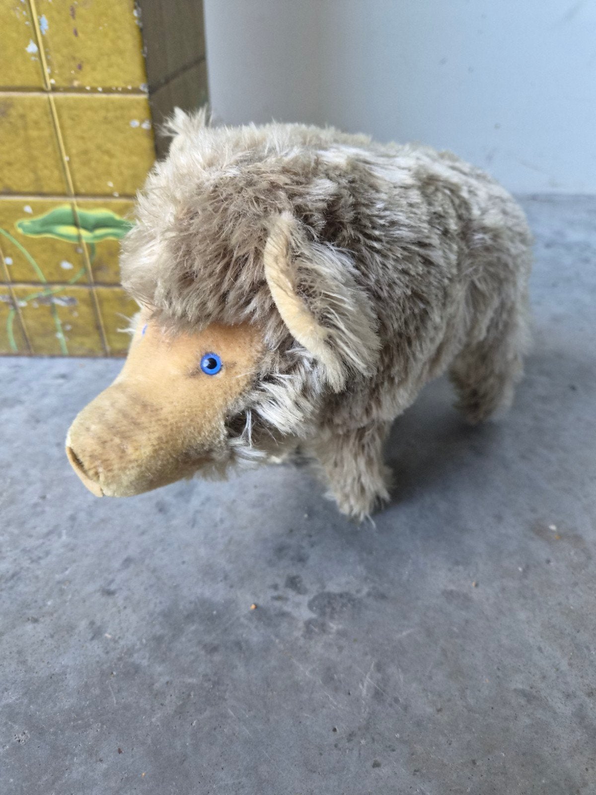 Steiff zwijntje Wutzi knuffel Dalle mohair, Ophalen of Verzenden