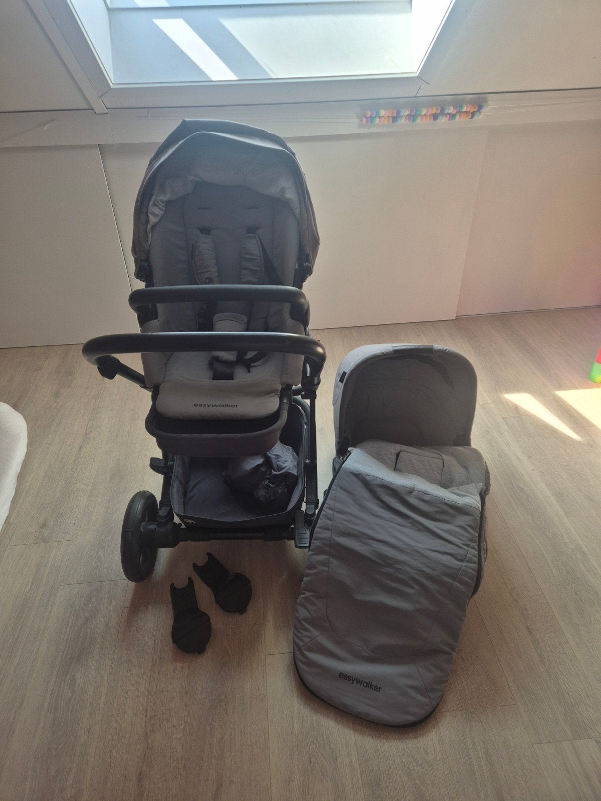 Easywalker Harvey 2, Kinderen en Baby's, Kinderwagens en Combinaties, Gebruikt, Verstelbare duwstang, Ophalen, Kinderwagen