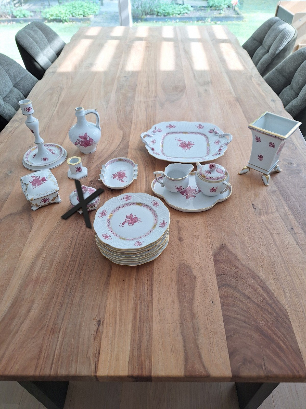 Herend Apponyi Pink Raspberry, diverse items, Antiek en Kunst, Antiek | Porselein, Ophalen