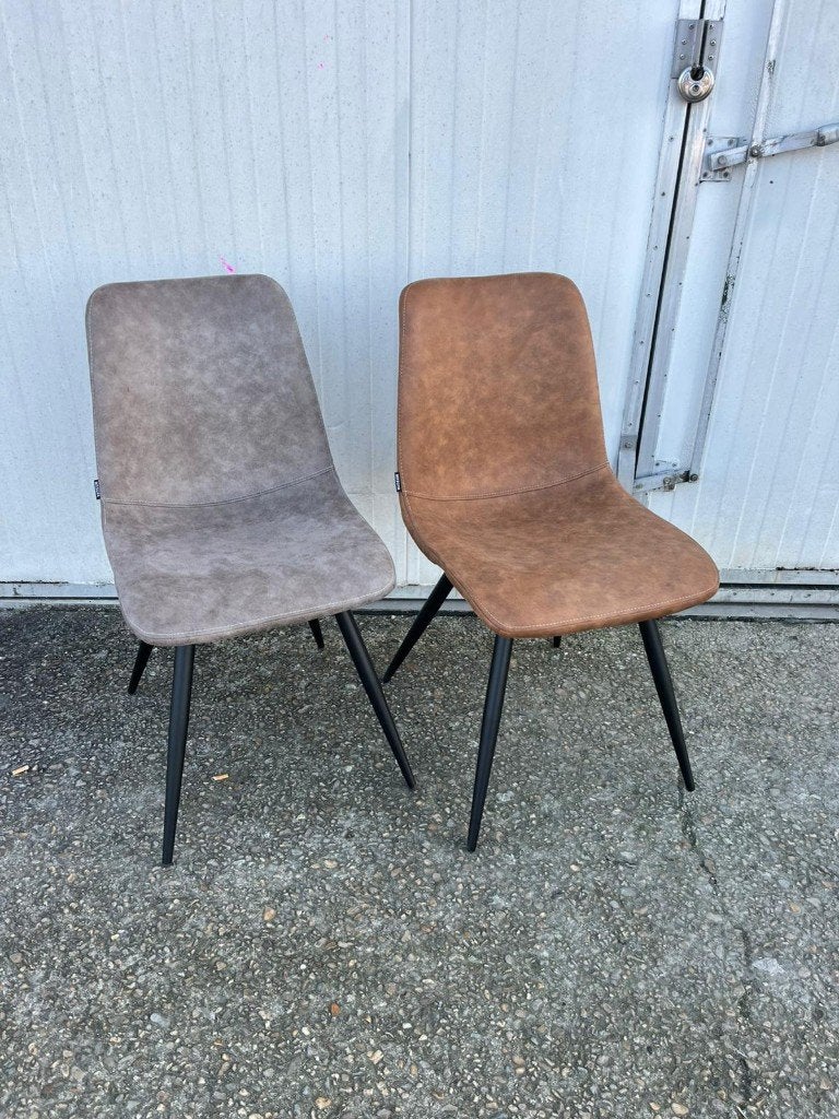 4 stuks nieuwe stoelen spot mx sofa maxfurn taupe, Huis en Inrichting, Ophalen, Overige kleuren, Nieuw, Vier