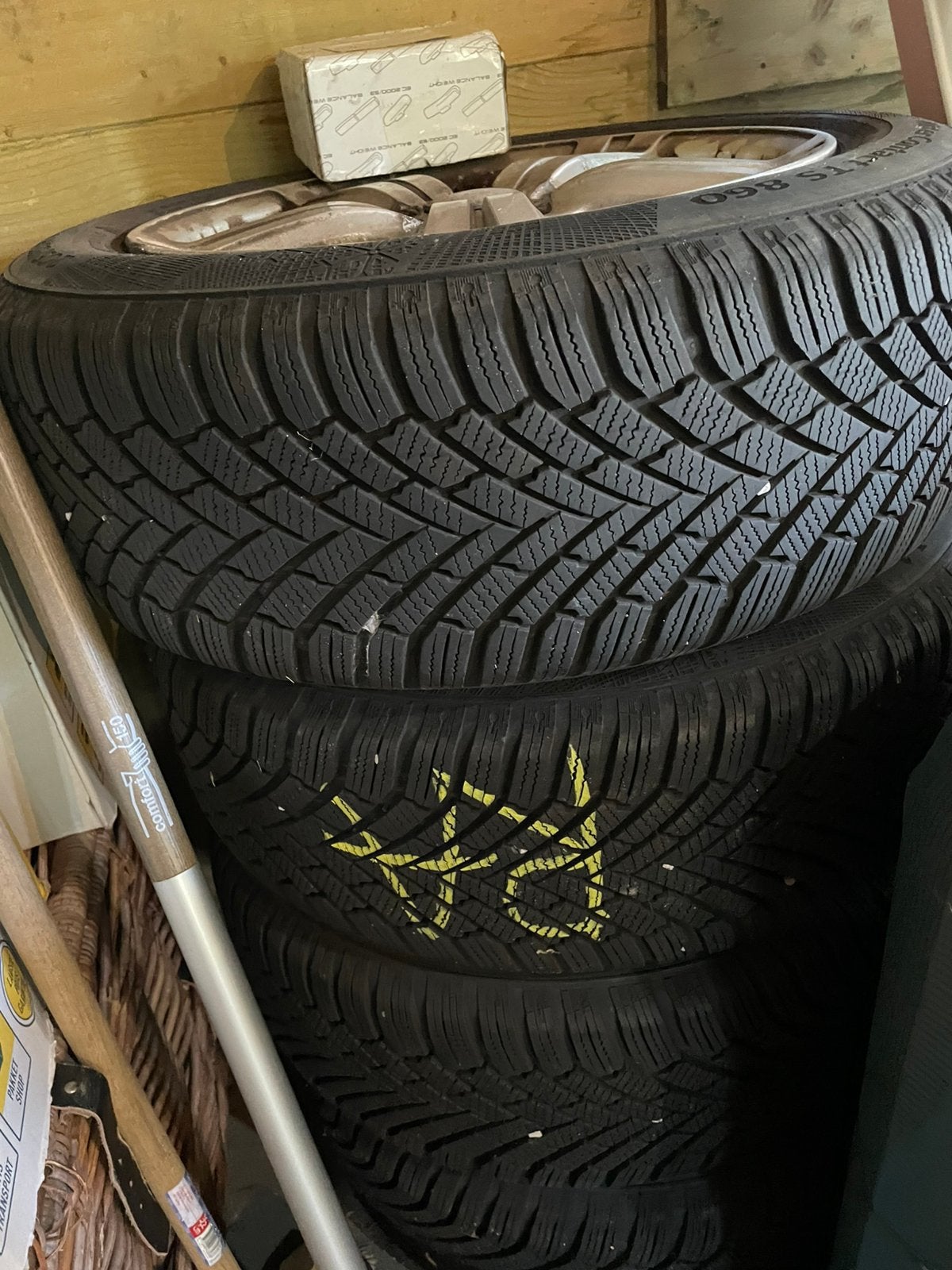 Continental Contact TS 860 Winterbanden set van 4 incl velg, Auto-onderdelen, Ophalen, Gebruikt