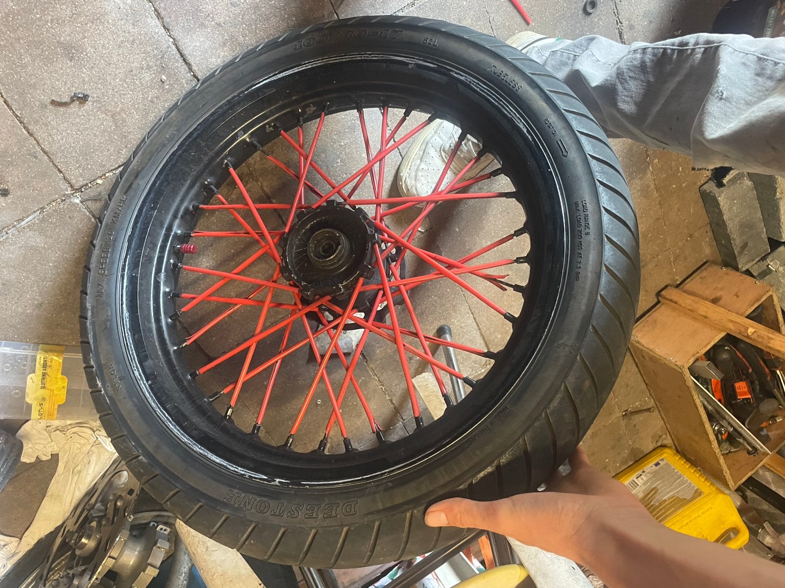 derbi velgenset 12 mm, Ophalen, Gebruikt