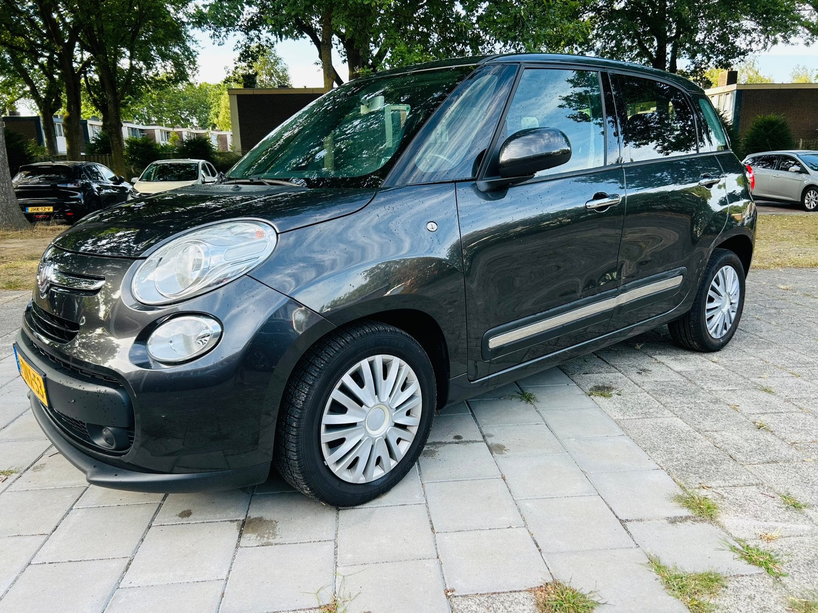 Fiat 500L 2014 Grijs €2450 met NAP, Origineel Nederlands, Handgeschakeld, Particulier, 1000 kg