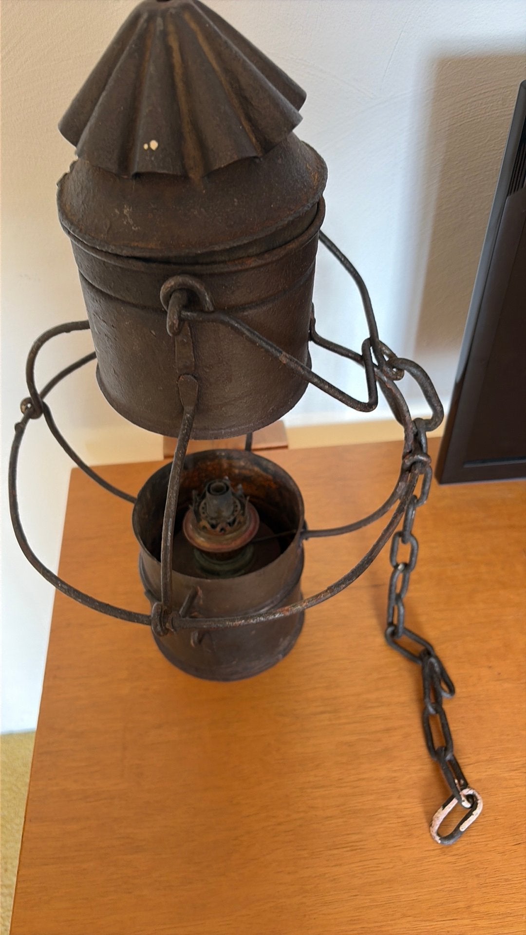 Olielamp scheeps of stallamp? Ijzer, Ophalen of Verzenden