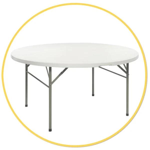 Ronde klaptafel || Huren, Ophalen, Zo goed als nieuw