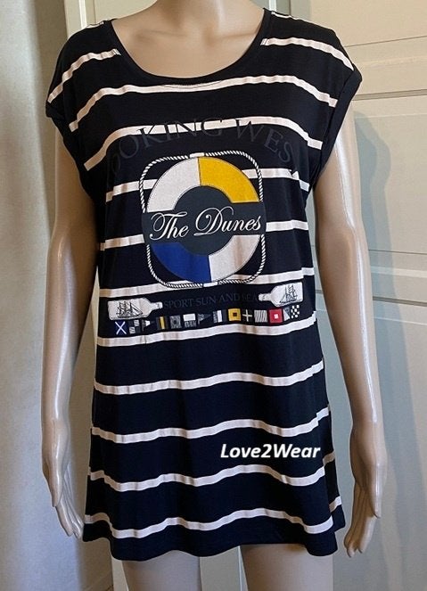T-shirt/mini-jurk zwart met opdruk Zara, Maat 38/40 (M), Nieuw, Ophalen of Verzenden, Korte mouw